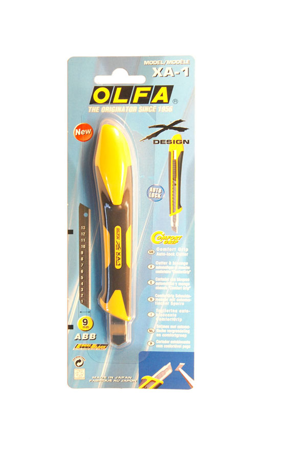 Olfa XA-1. Нож с металлическим держателем для лезвий