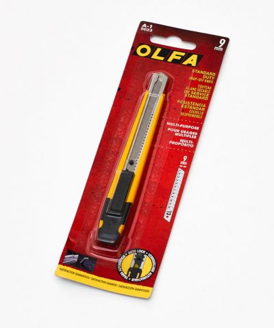 Olfa A-1. Нож с выдвижным лезвием 9мм